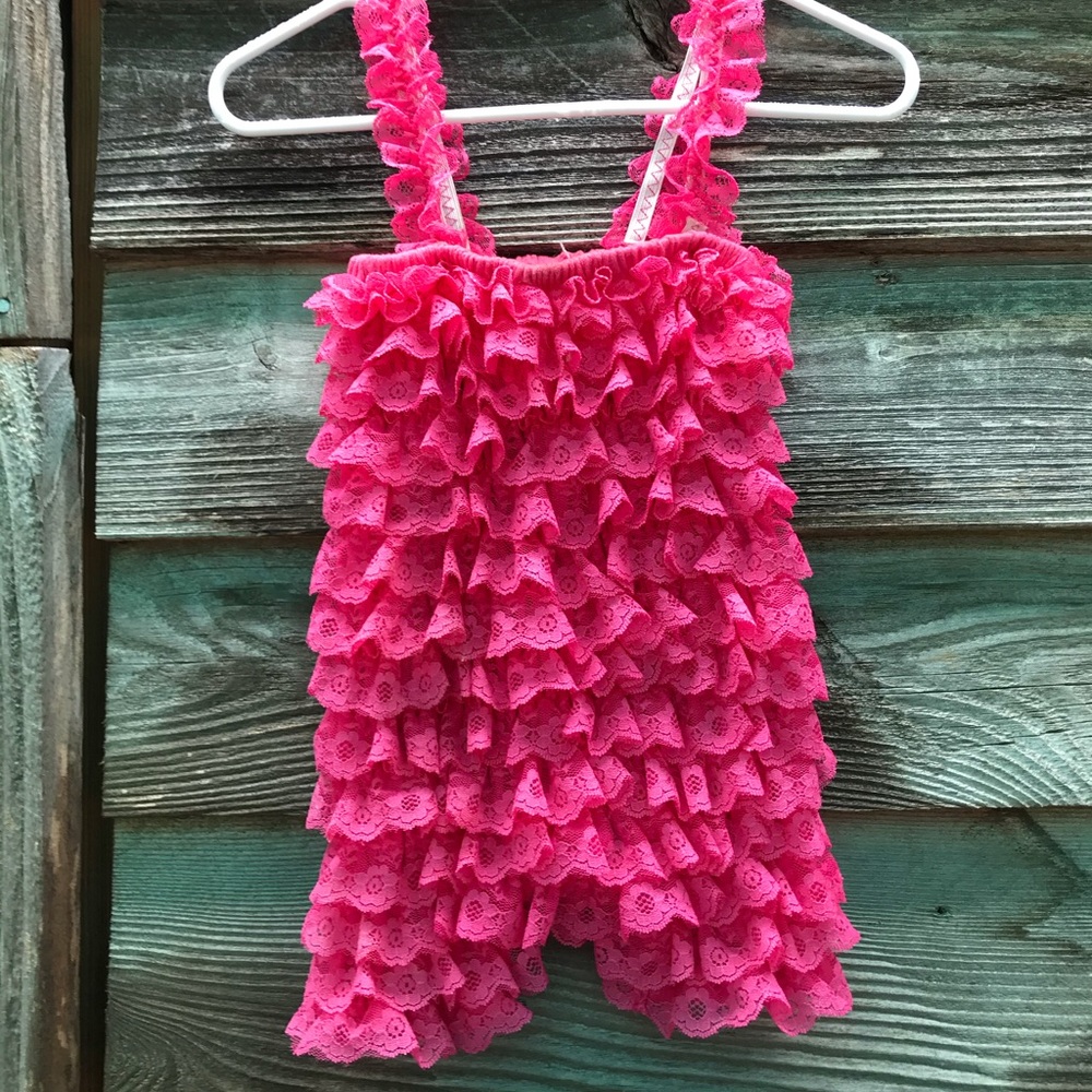 Ruffled romper